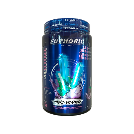 Mens Vitamins BCAAS / Complejo B / Jalea Real / Coenzima Q10 / Ginseng
